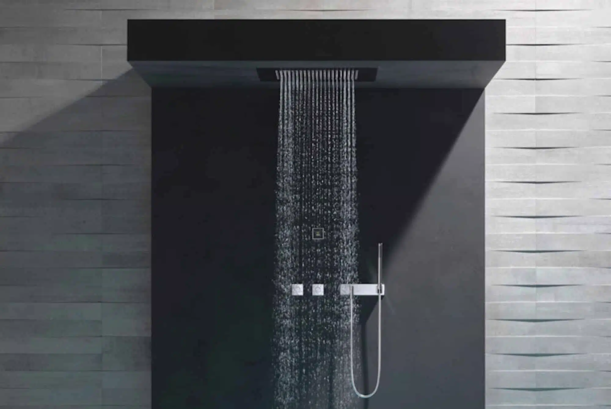 Like taking a shower in the open air