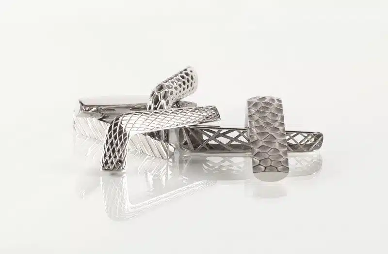 Stainless Steel Interior Fittings: Design without Limits. Made possible through Laser-Melting Process.